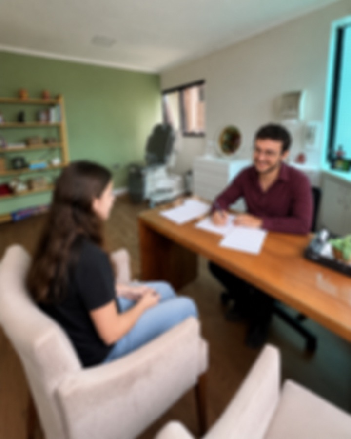 Atendimento acolhedor na Ninho ABC